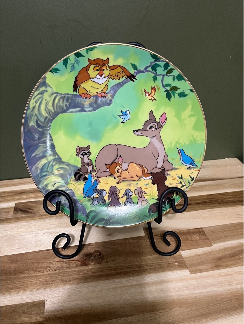 The Prince Is Born Disney decorative plate